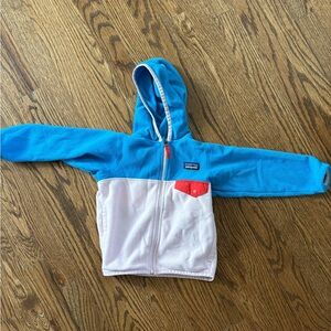 Kids Blue and Pink Fleece Hoodie